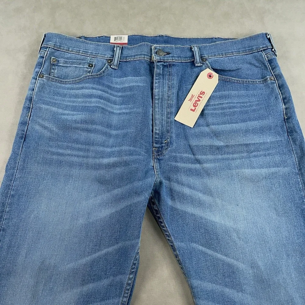 Levis 505‎ Jeans Mens Regular Fit Straight Leg 42x30 Extra Room In Thighs NWT